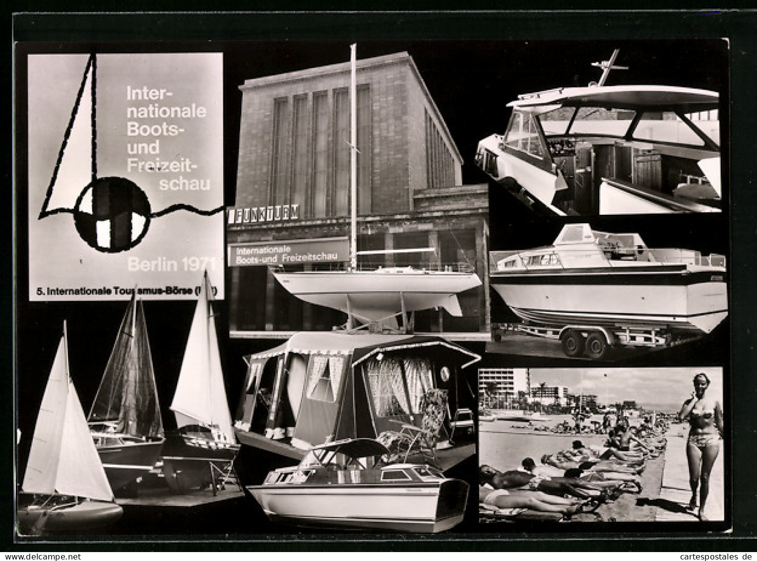 AK Berlin, Internationale Boots- Und Freizeitschau 1971  - Tentoonstellingen