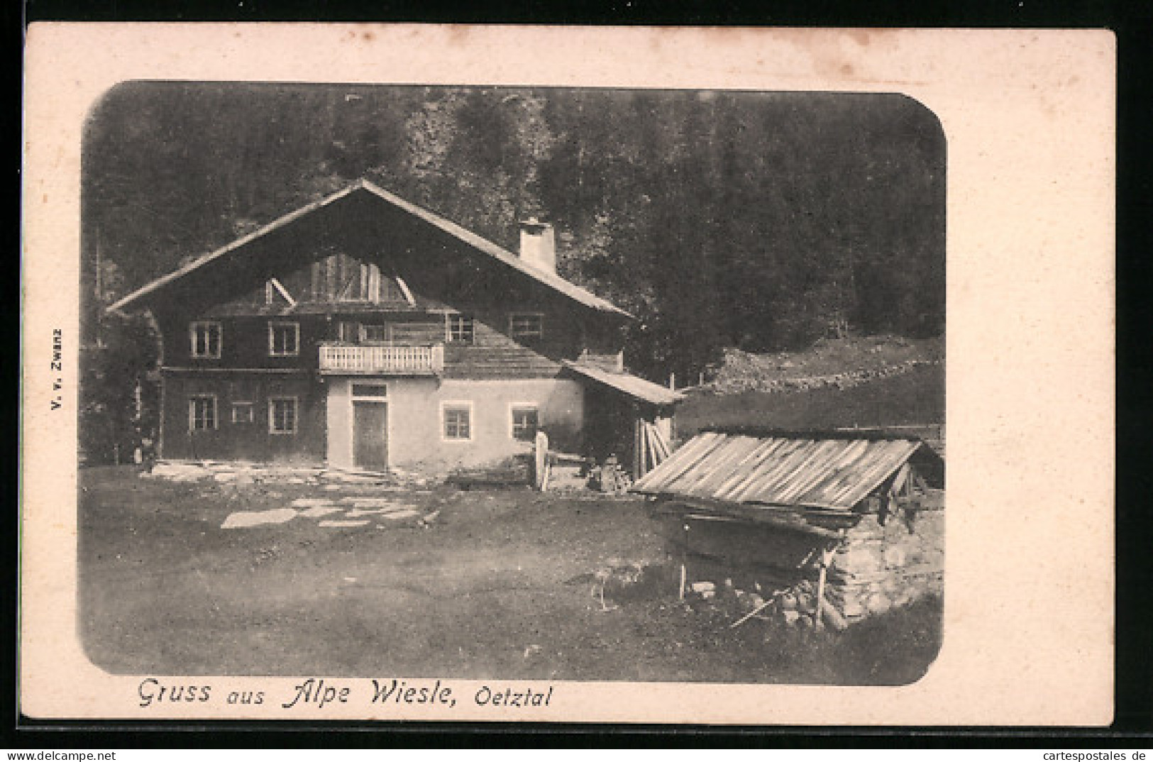 AK Längenfeld, Alpe Wiesle Im Oetztal  - Altri & Non Classificati