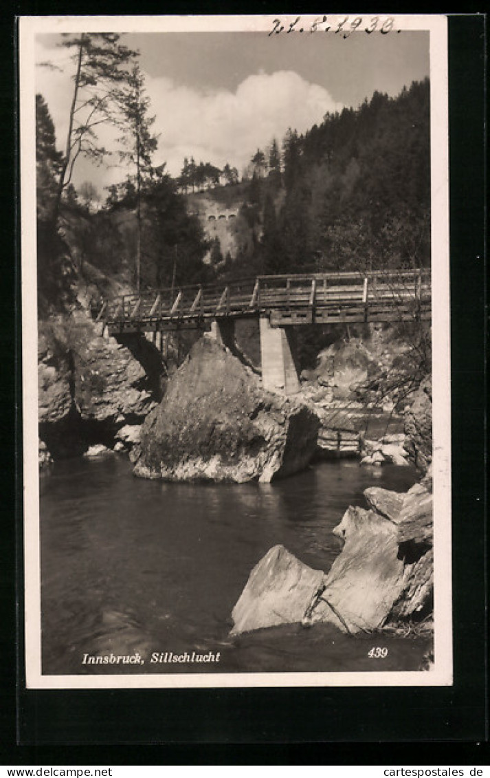 AK Innsbruck, Brücke In Der Sillschlucht  - Altri & Non Classificati