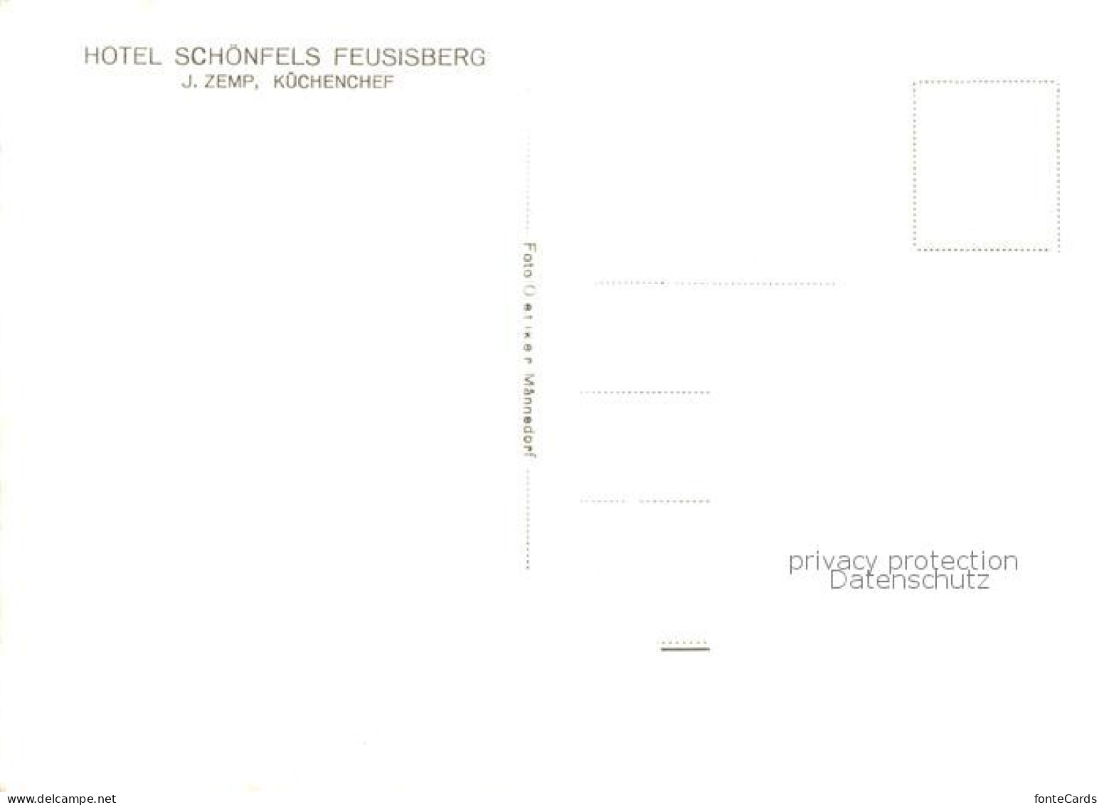 13852075 Feusisberg SZ Hotel Schoenfels  - Sonstige & Ohne Zuordnung