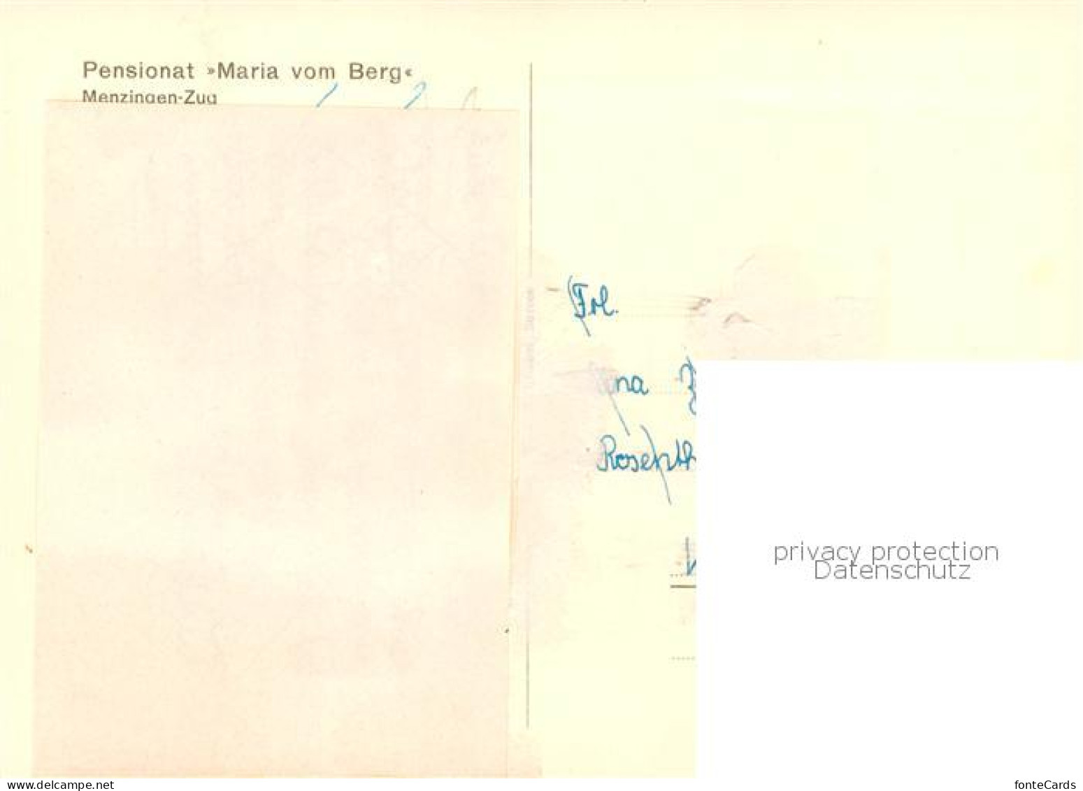 13851955 Menzingen  ZG Pensionat Maria Vom Berg  - Other & Unclassified