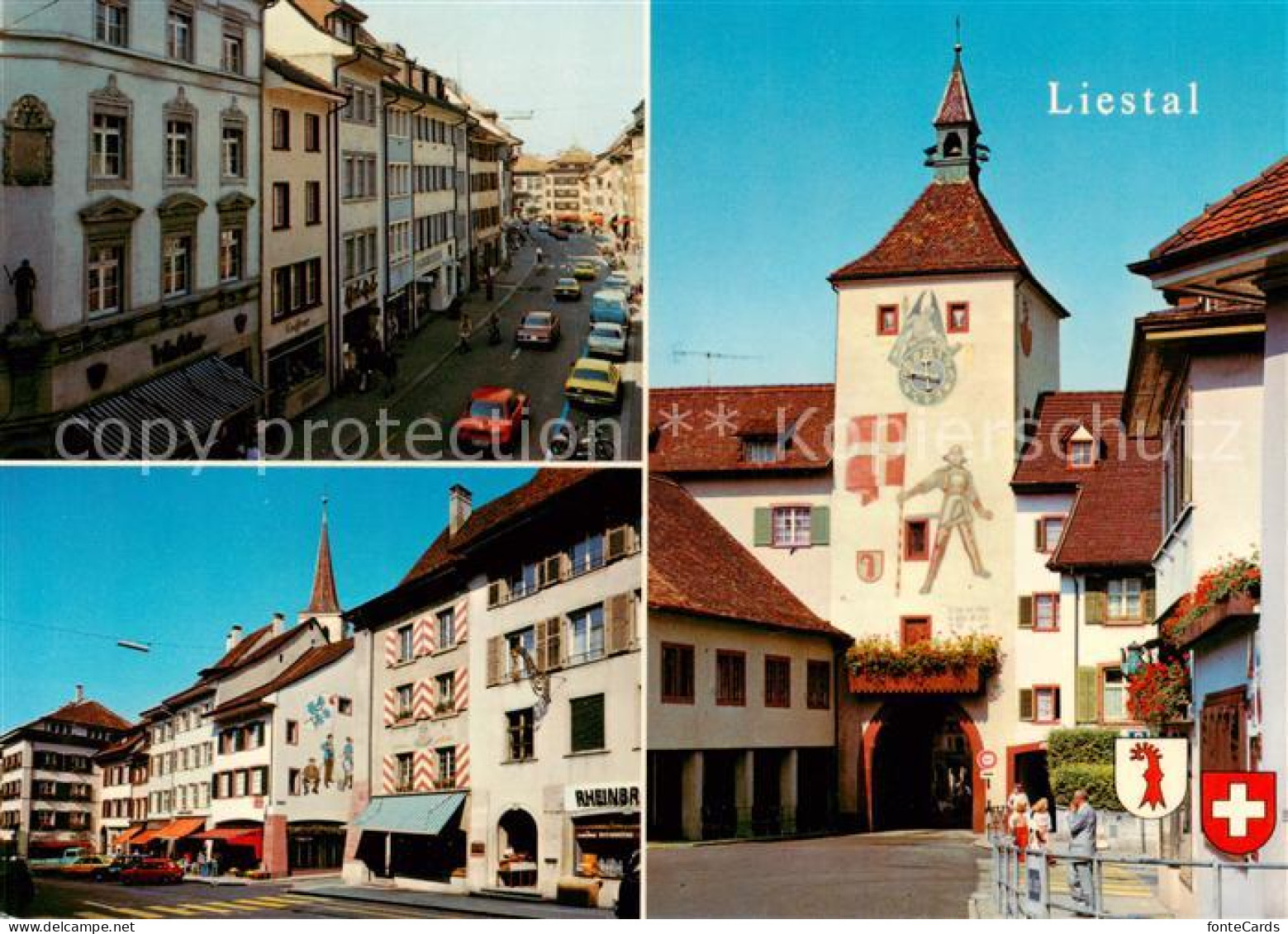 13835525 Liestal BL Strassenpartien Stadtturm  - Altri & Non Classificati