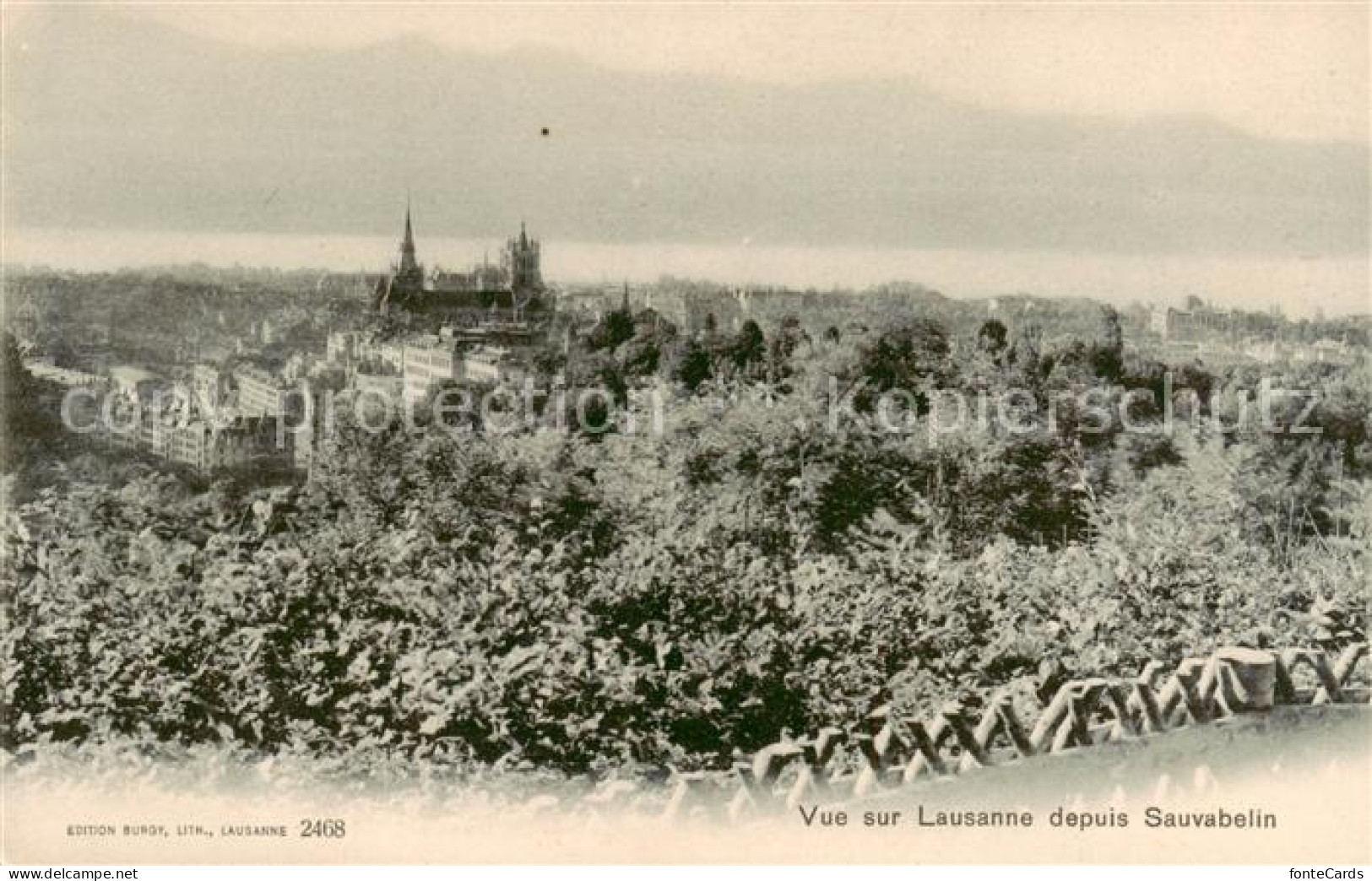 13828515 Lausanne VD Vue Sur Lausanne Depuis Sauvabelin Lausanne VD - Other & Unclassified