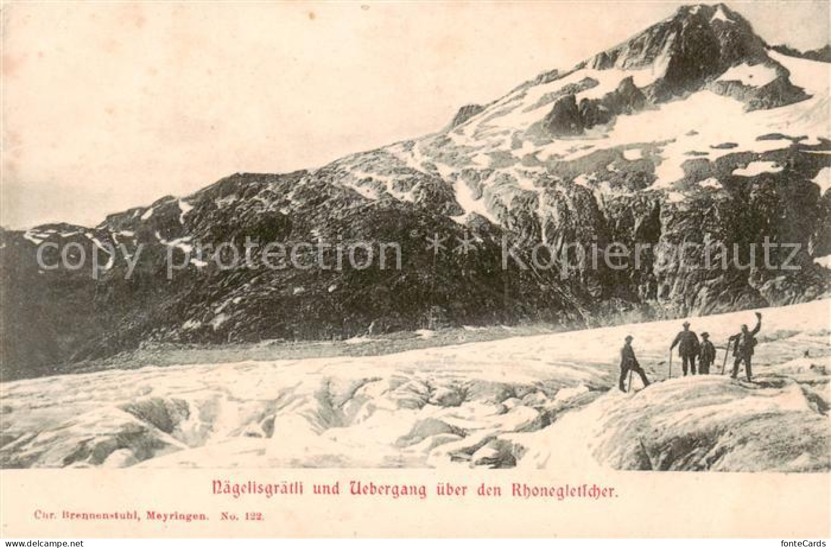 13827325 Naegelisgraetli Galenstock 3583m UR Und Uebergang Ueber Den Rhonegletsc - Other & Unclassified