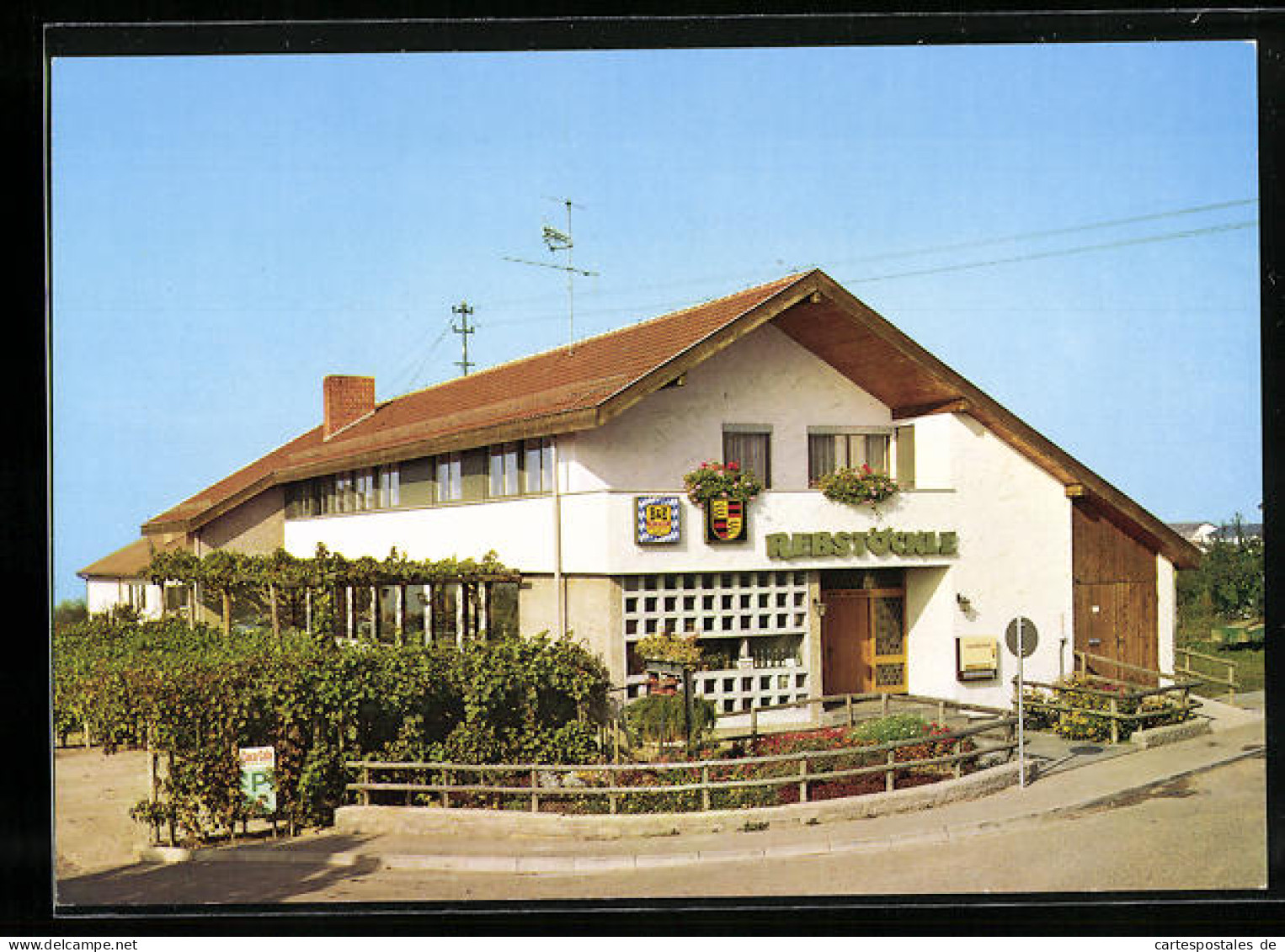 AK Neckarwestheim /Kr. Heilbronn, Blick Auf Das Gasthaus Rebstöckle  - Heilbronn