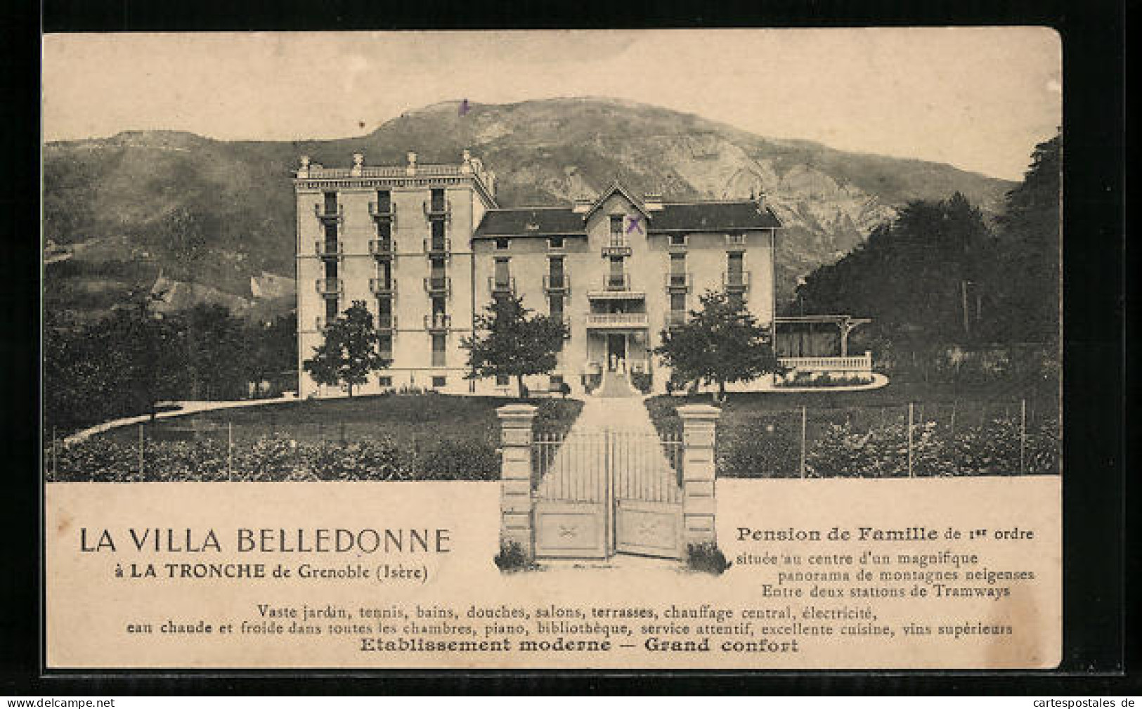 CPA La Tronche, La Villa Belledonne  - La Tronche