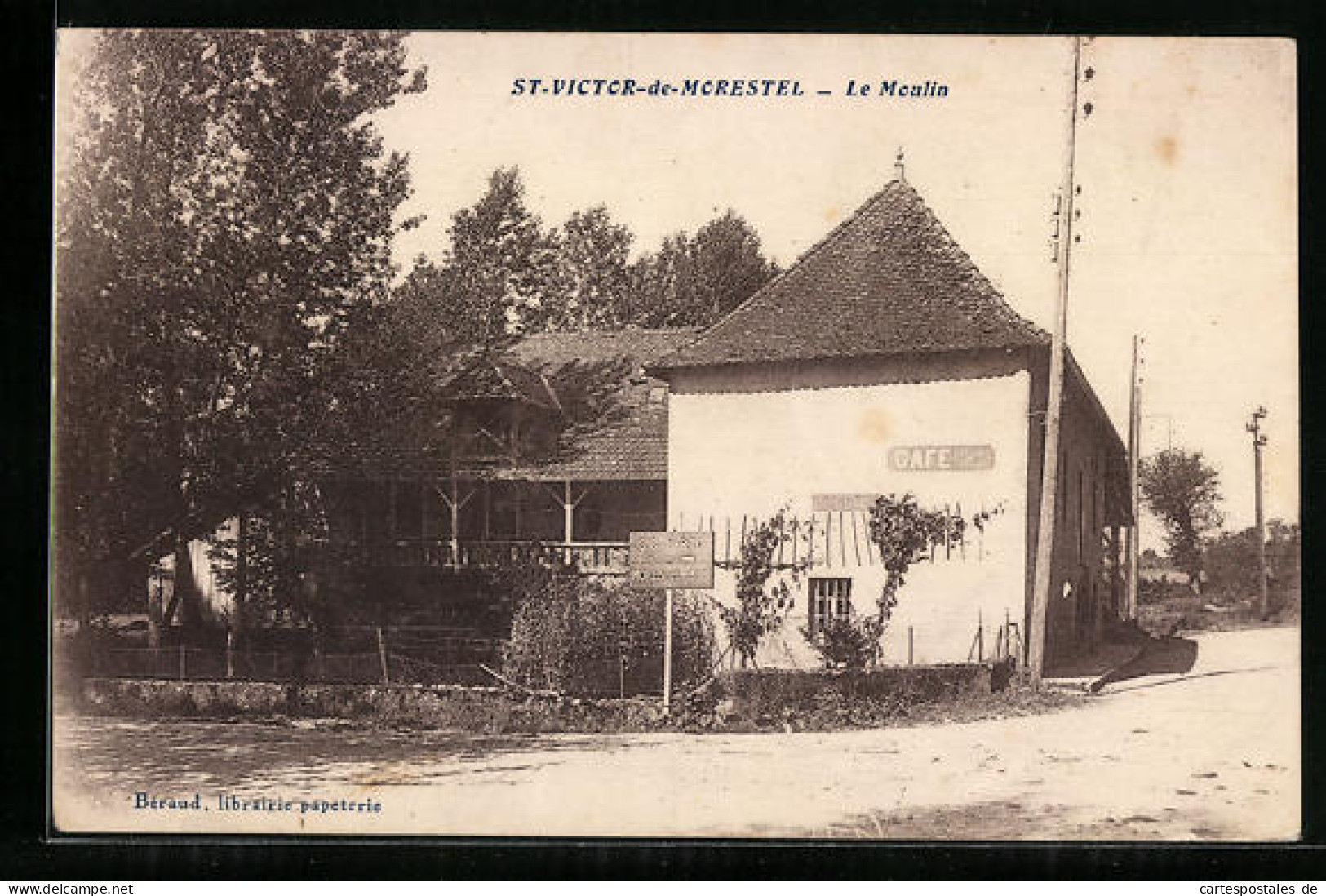 CPA St-Victor-de-Morestel, Le Moulin  - Morestel