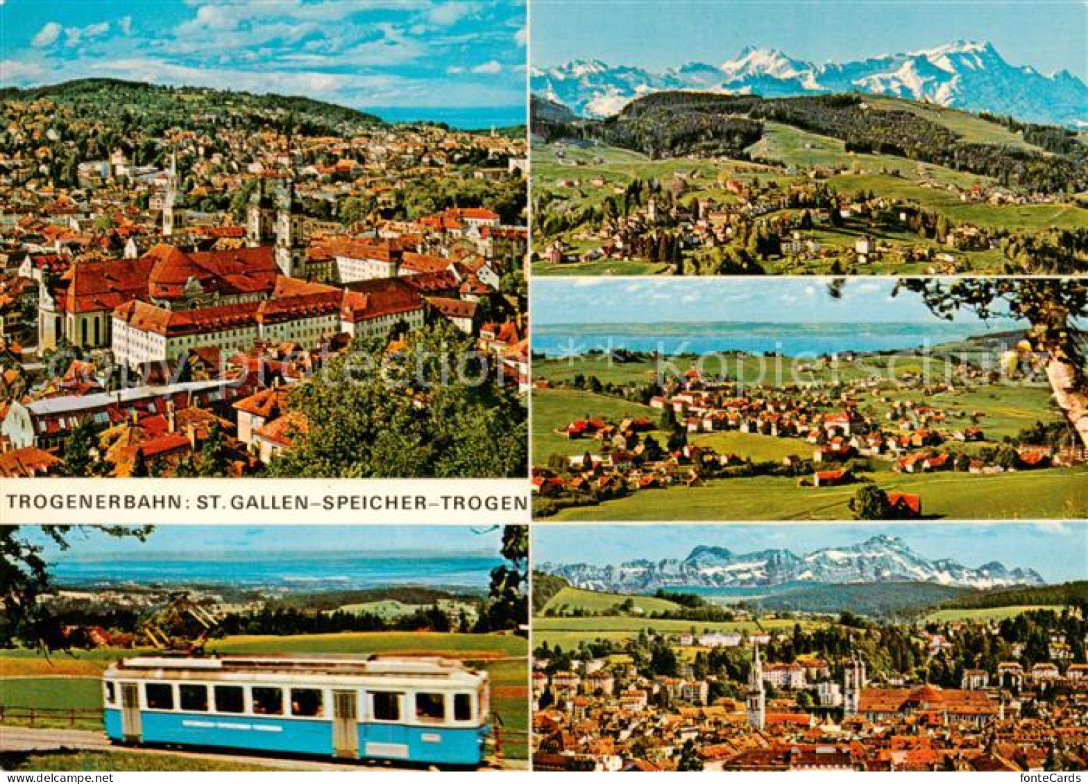 13801085 St Gallen SG Fliegeraufnahmen Panorma Alpenblick Eisenbahn St Gallen SG - Other & Unclassified