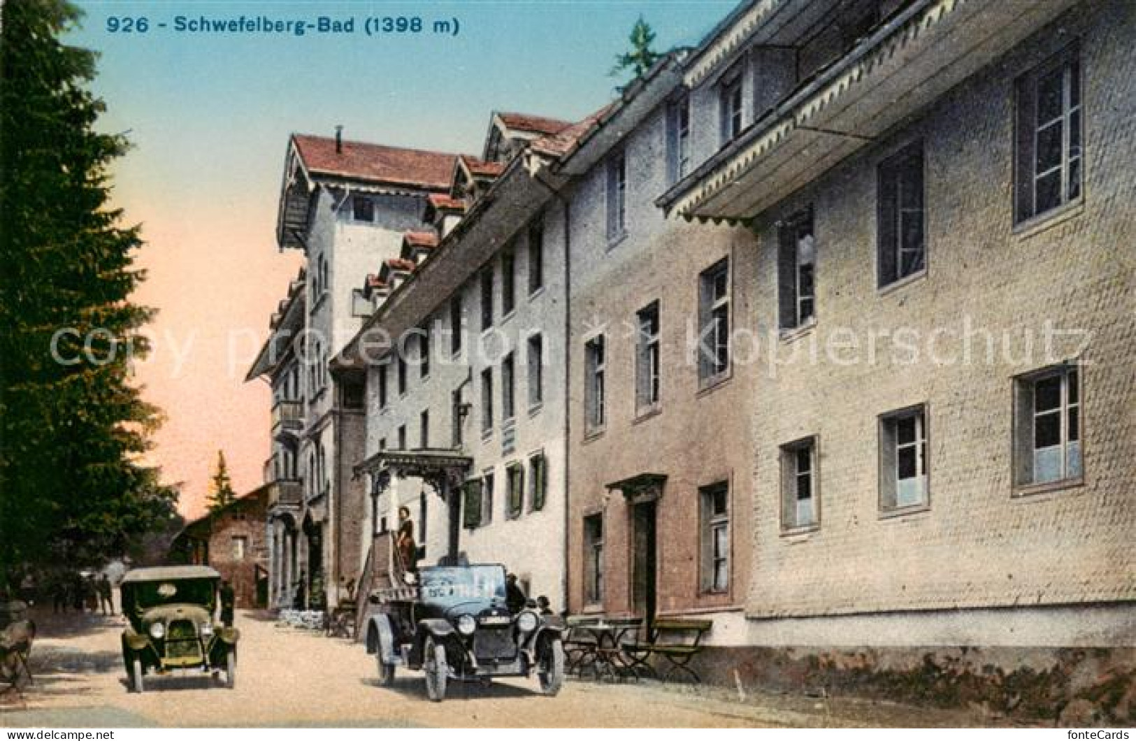 13800705 Schwefelberg Bad BE Ortsmotiv Mit Oldtimern  - Other & Unclassified