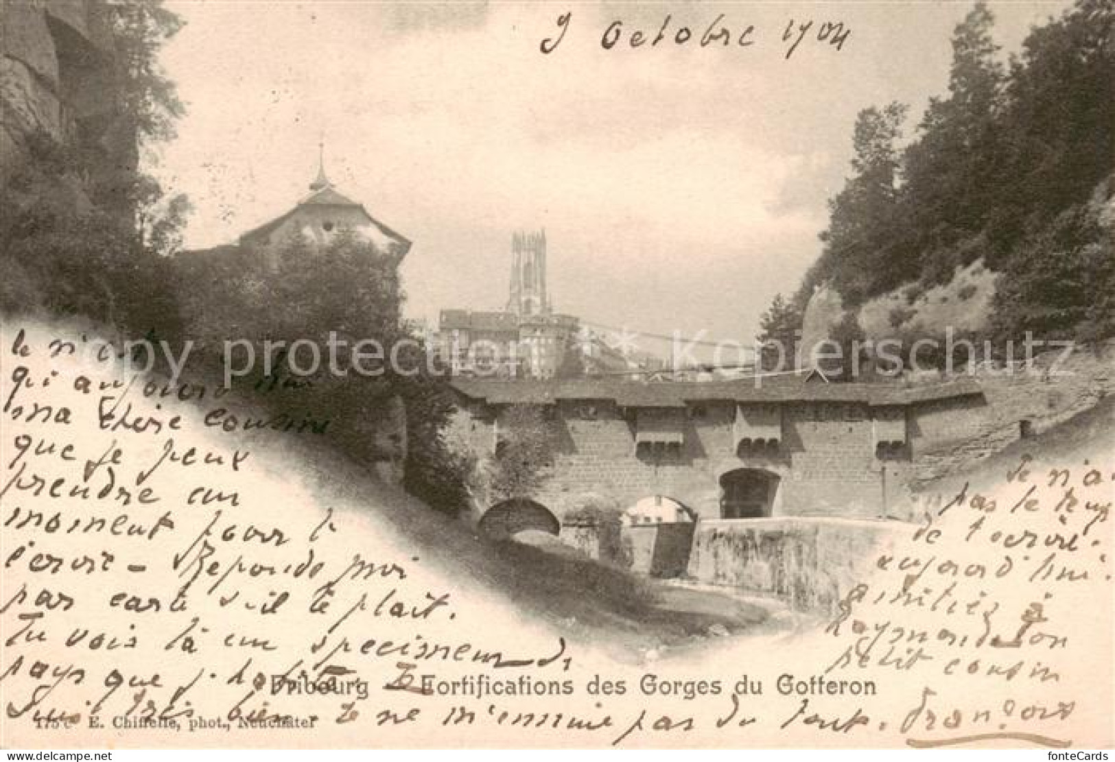 13799085 Fribourg FR Fortifications Des Gorges Du Gotteron Fribourg FR - Autres & Non Classés