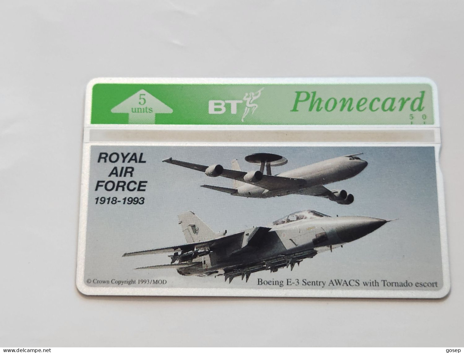 United Kingdom-(BTG-307)-RAF-1918-1993-(4)-Boeing-(276)(5units)(405B87495)(tirage-600)-price Cataloge-12.00£-mint - BT Edición General