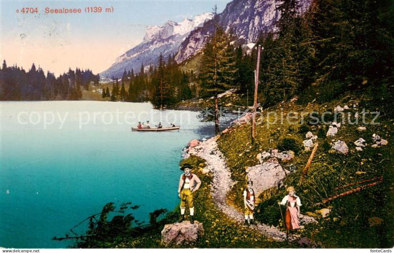 13796855 Seealpsee Saentis IR Bergsee Appenzeller Alpen  - Autres & Non Classés