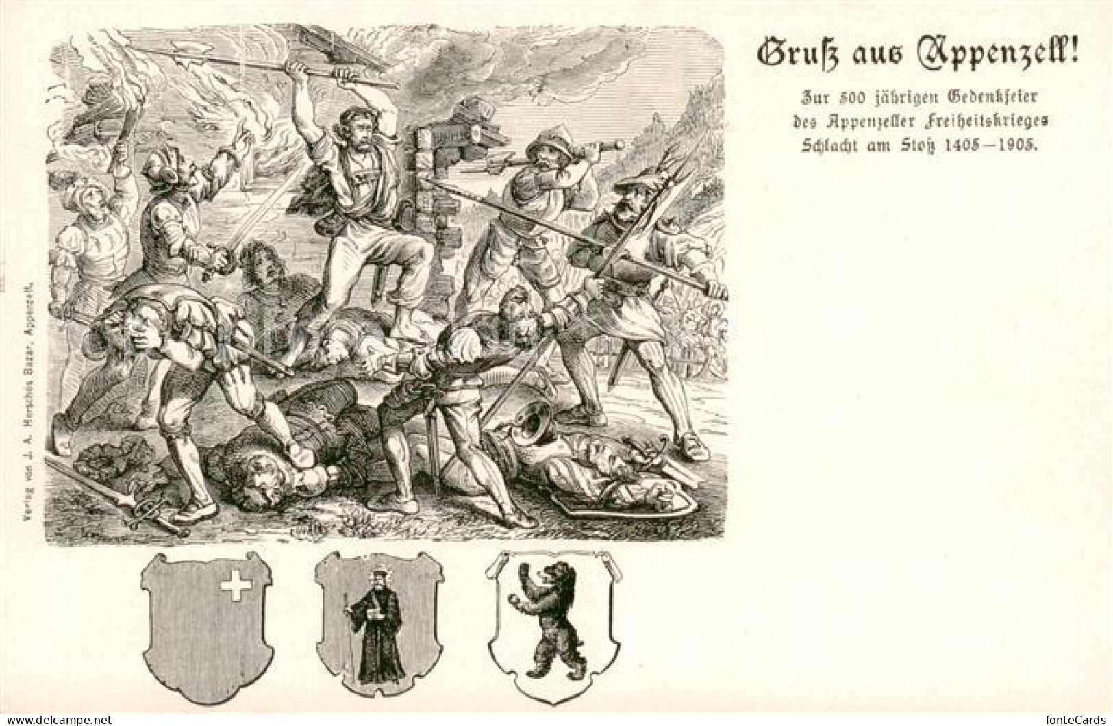 13795685 Appenzell IR Zur 500jaehrigen Gedenkfeier Des Appenzeller Freiheitskrie - Altri & Non Classificati