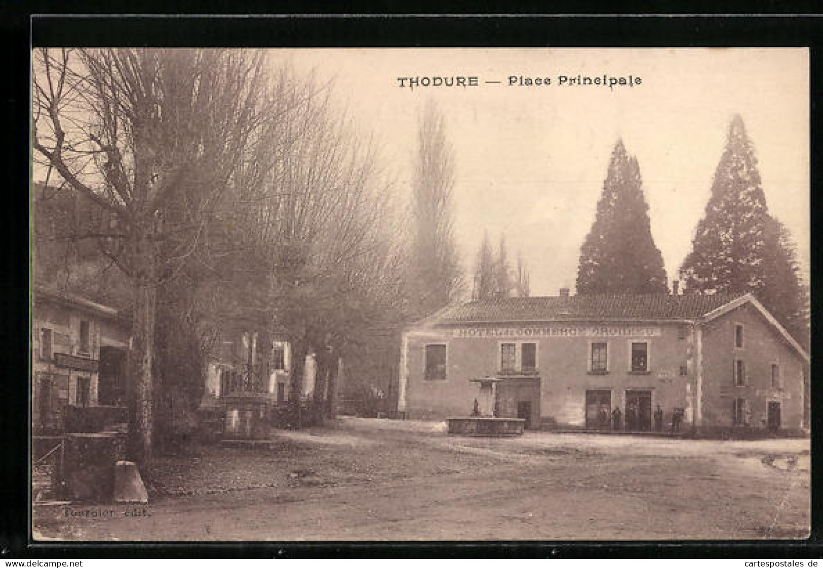 CPA Thodure, Place Principale  - Sonstige & Ohne Zuordnung