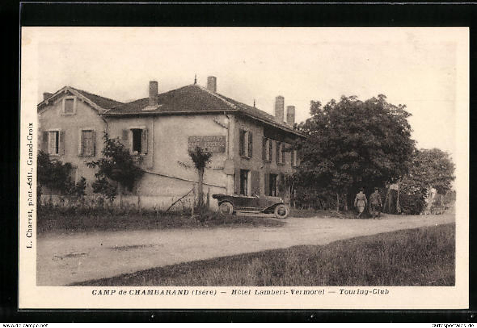 CPA Camp De Chambarand, Hotel Lambert-Vermorel, Touring-Club  - Other & Unclassified