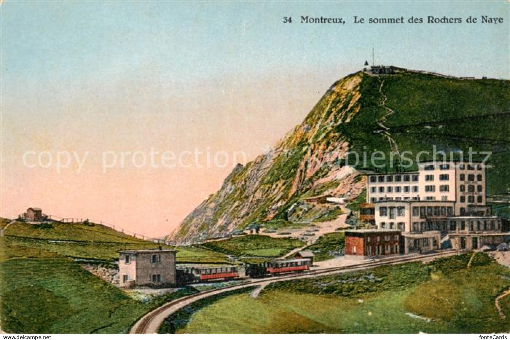 13794795 Montreux  VD Le Sommet Des Rochers De Naye  - Other & Unclassified