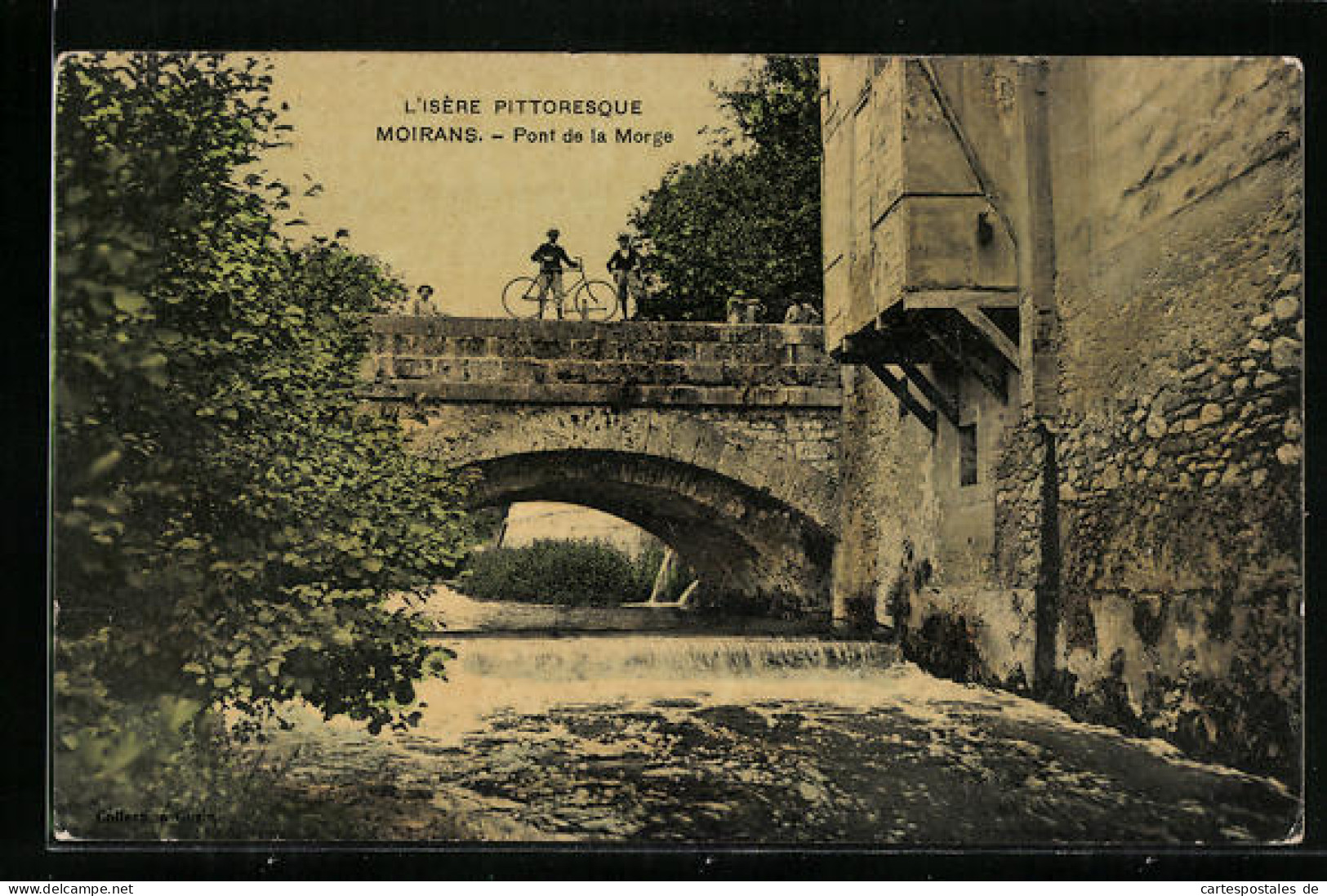 CPA Moirans, Pont De La Morge  - Moirans