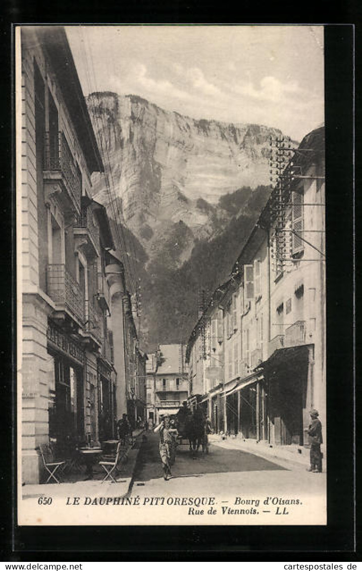 CPA Bourg D`Oisans, Rue De Viennois  - Bourg-d'Oisans