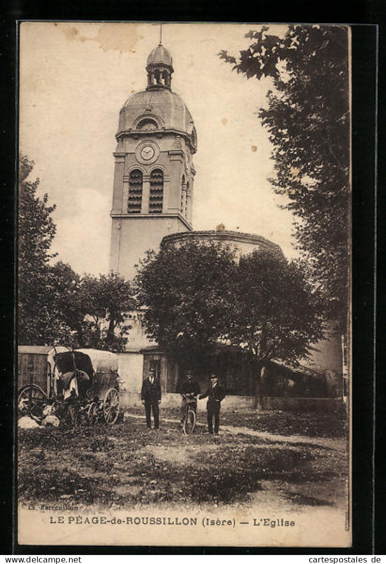 CPA Le Péage-de-Roussillon, L`Eglise  - Roussillon