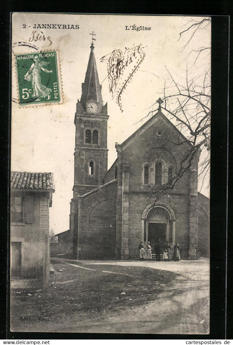 CPA Janneyrias, L`Église  - Sonstige & Ohne Zuordnung