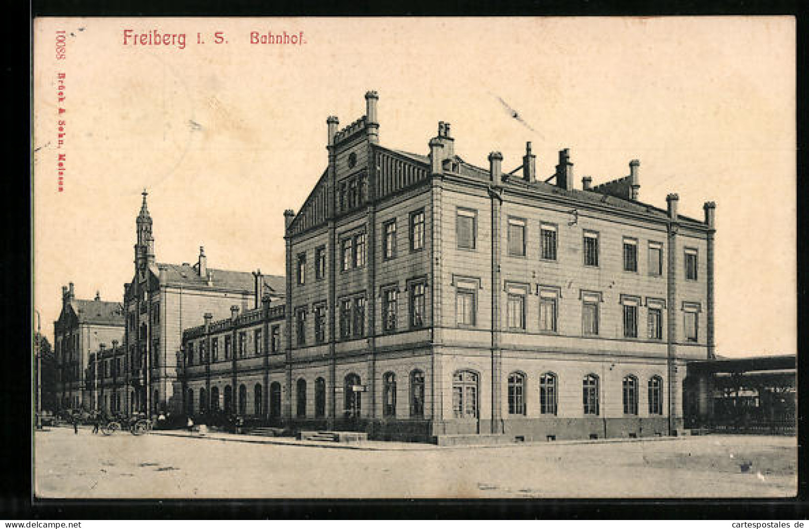 AK Freiberg I. S., Partie Am Bahnhof  - Freiberg (Sachsen)