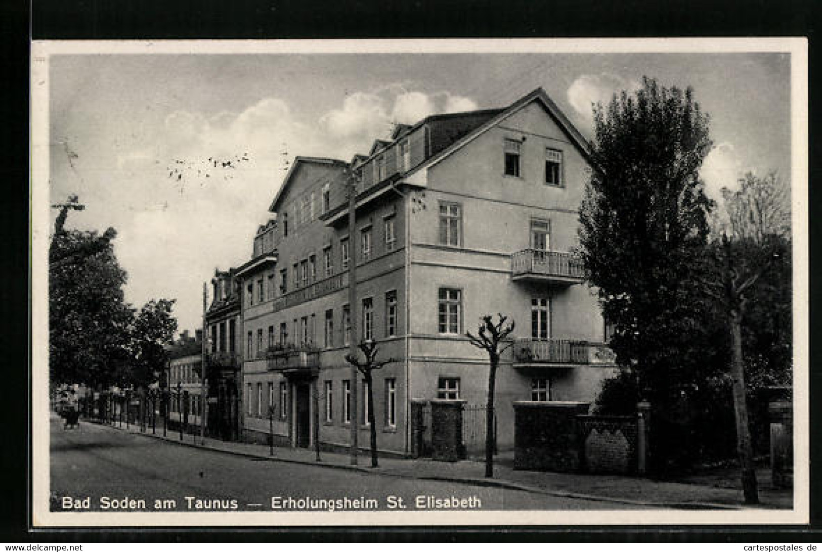 AK Bad Soden A. Taunus, Erholungsheim St. Elisabeth  - Taunus