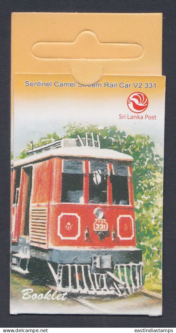 Sri Lanka Ceylon 2012 Mint Stamp Booklet Viceroy's Special Steam Locomotive, Train, Trains, Railway, Railways - Sri Lanka (Ceylon) (1948-...)