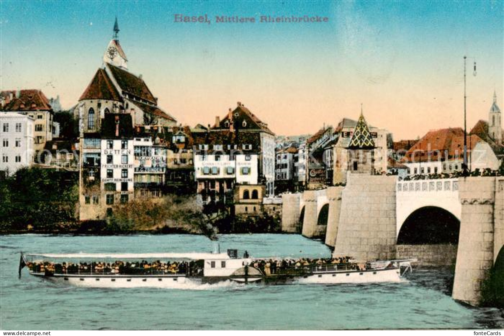 13792185 Basel BS Mittlere Rheinbruecke Basel BS - Other & Unclassified