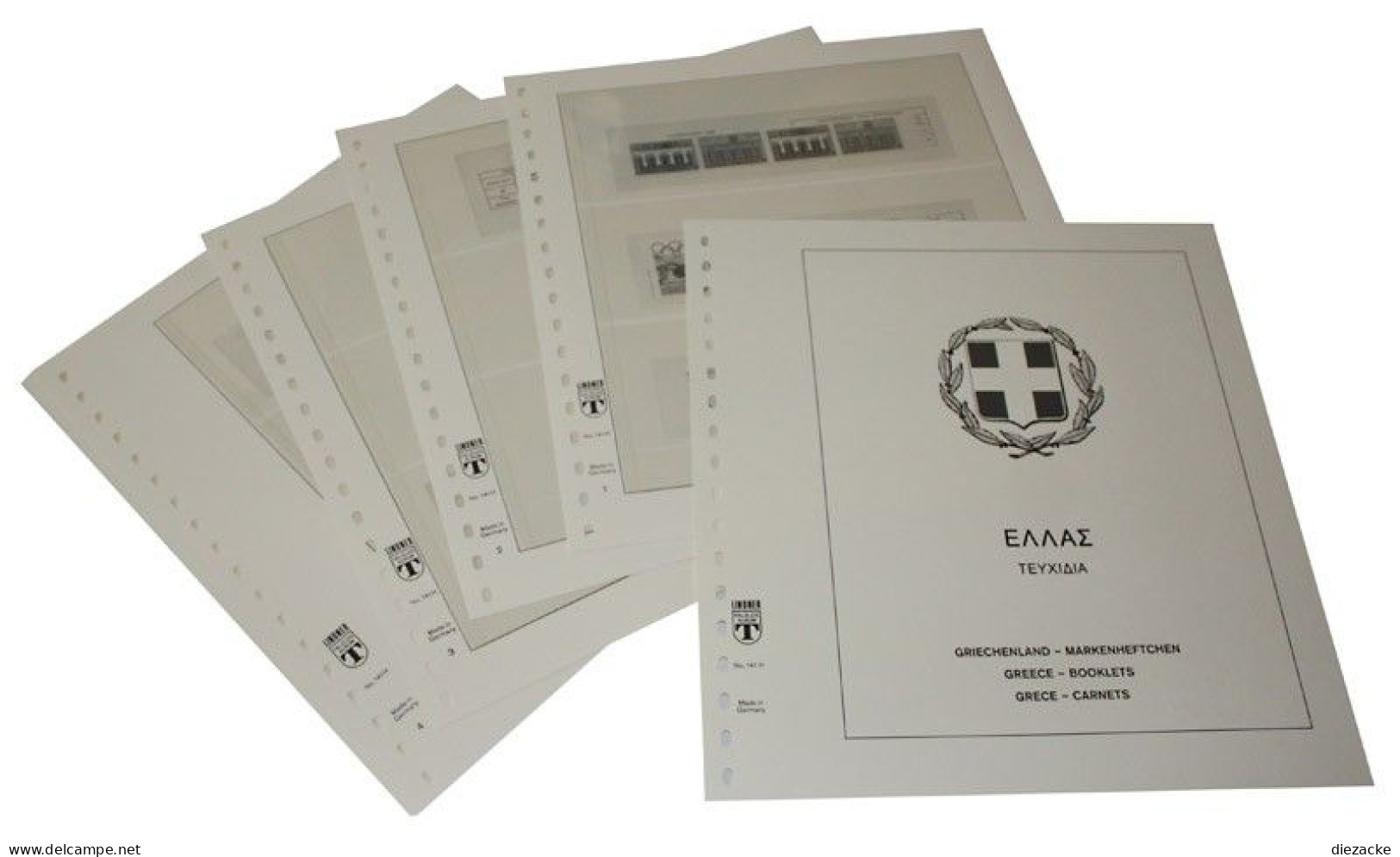 Lindner-T Griechenland Markenheftchen 1984-2020 Vordrucke 141H Neuware ( - Pre-printed Pages