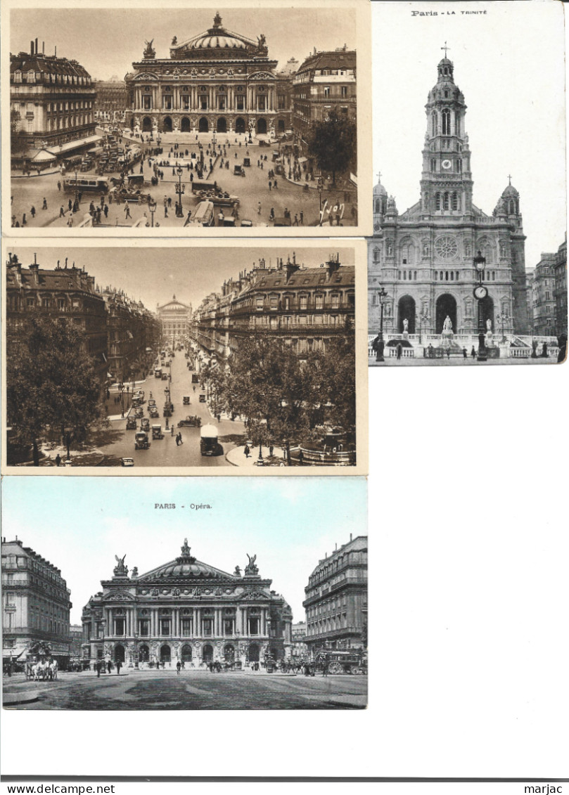 Lot De 4 Cartes Postales - (75) Paris - Arrondissement 9 - Divers - Otros & Sin Clasificación