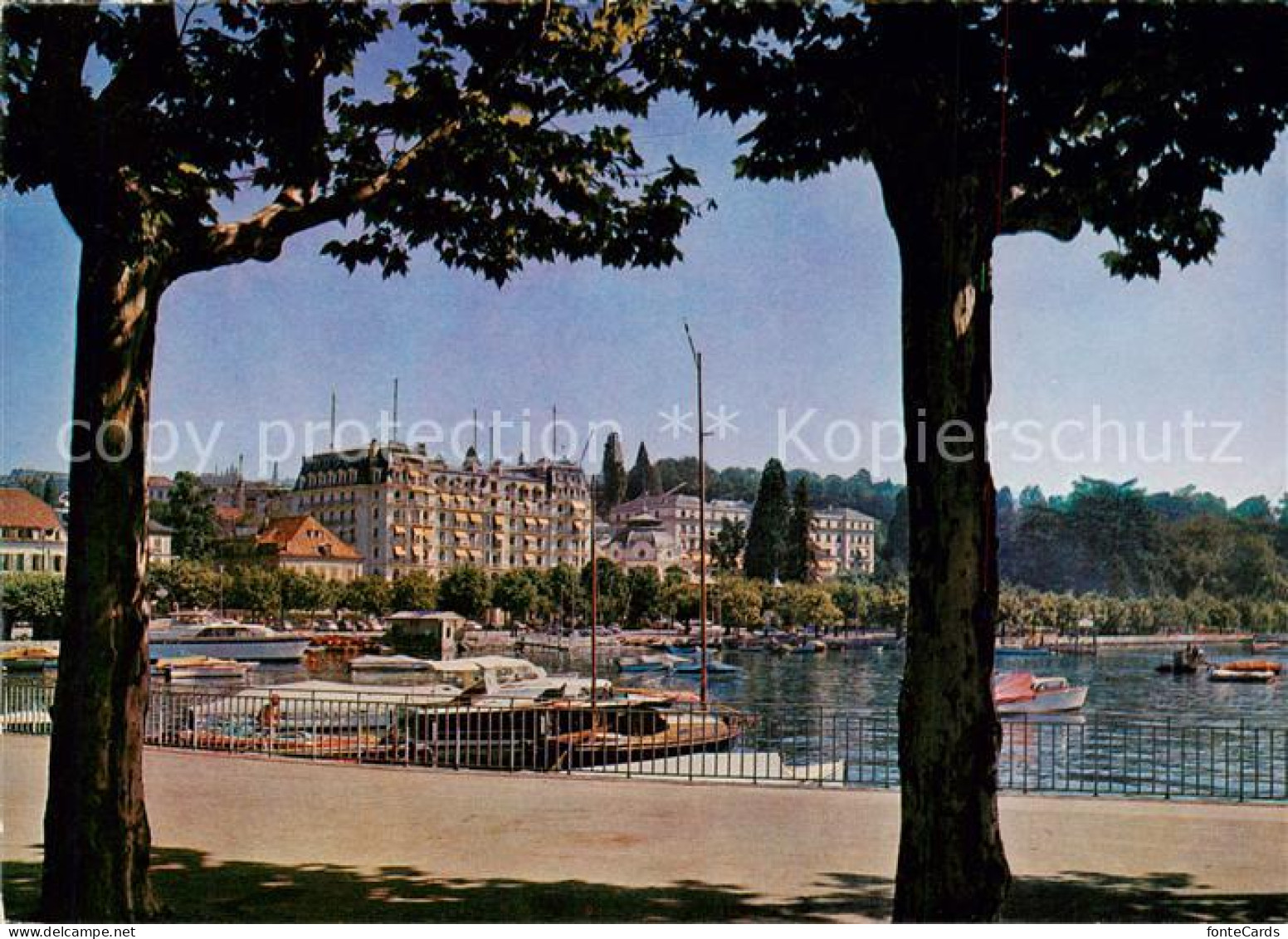 13787695 Ouchy Lausanne VD Hôtel De Luxe Au Bord Du Lac Leman Promenade - Other & Unclassified