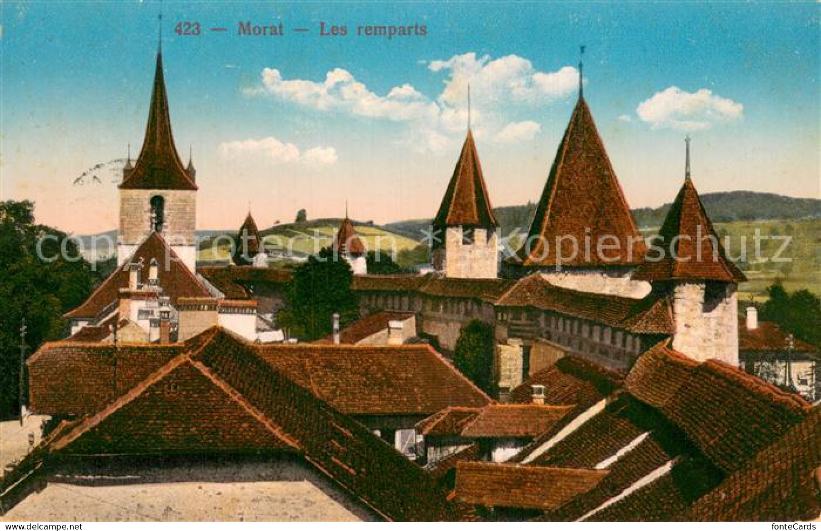 13784825 Morat Murten FR Les Remparts  - Otros & Sin Clasificación