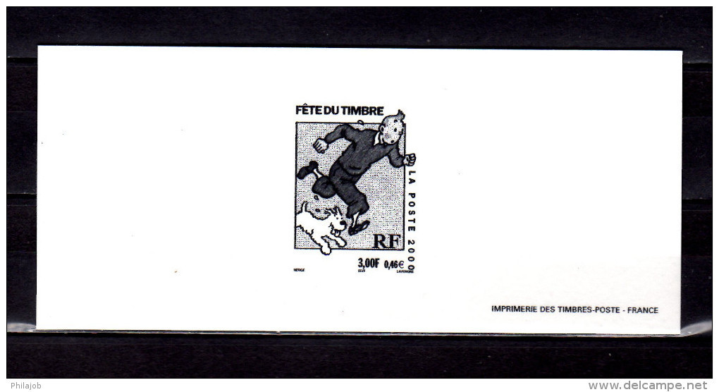 " TINTIN " Sur Gravure Officielle De 2000 N° YT 3304  En Parfait état. A Saisir !!! - Comics