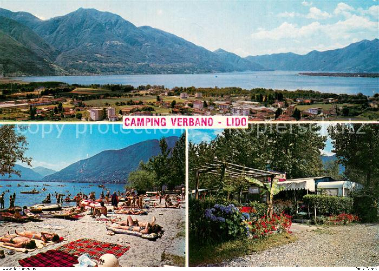 13766325 Tenero Lago Maggiore Camping Verbano - Lido Teilansichten Tenero Lago M - Autres & Non Classés