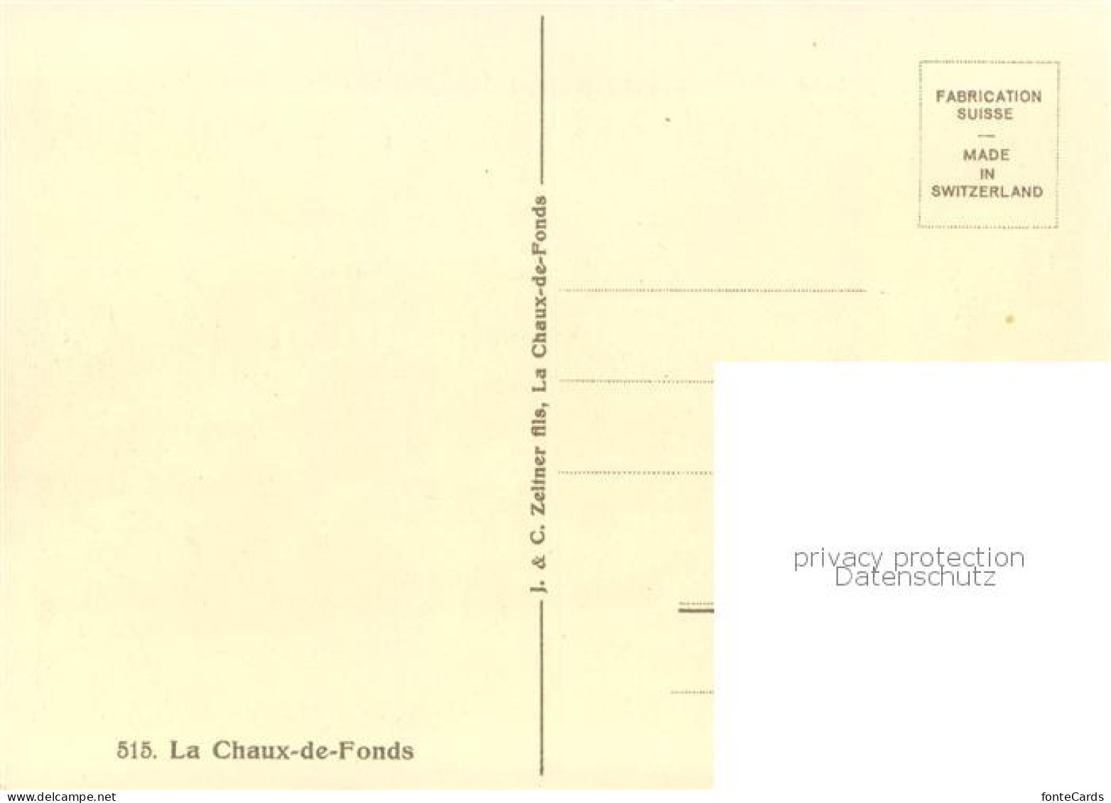 13760845 La Chaux-de-Fonds NE Schnee-Daecher  - Otros & Sin Clasificación