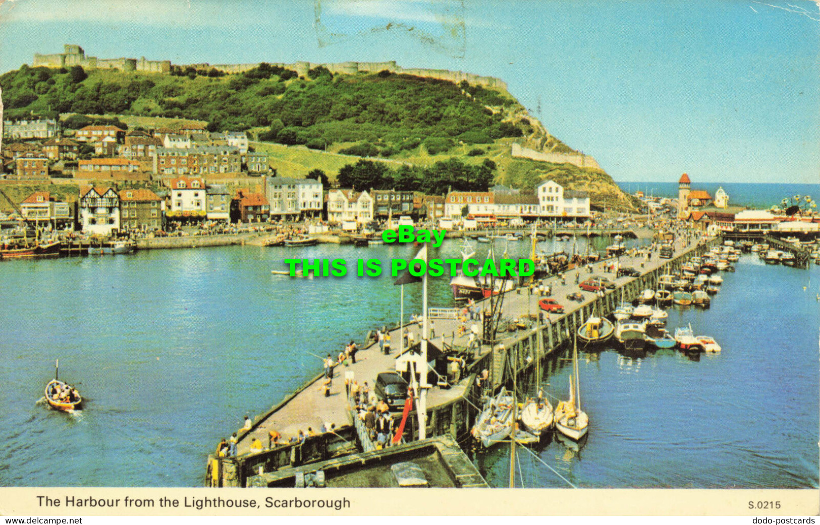 R567067 Harbour From Lighthouse. Scarborough. S.0215. Dennis. 1978 - World