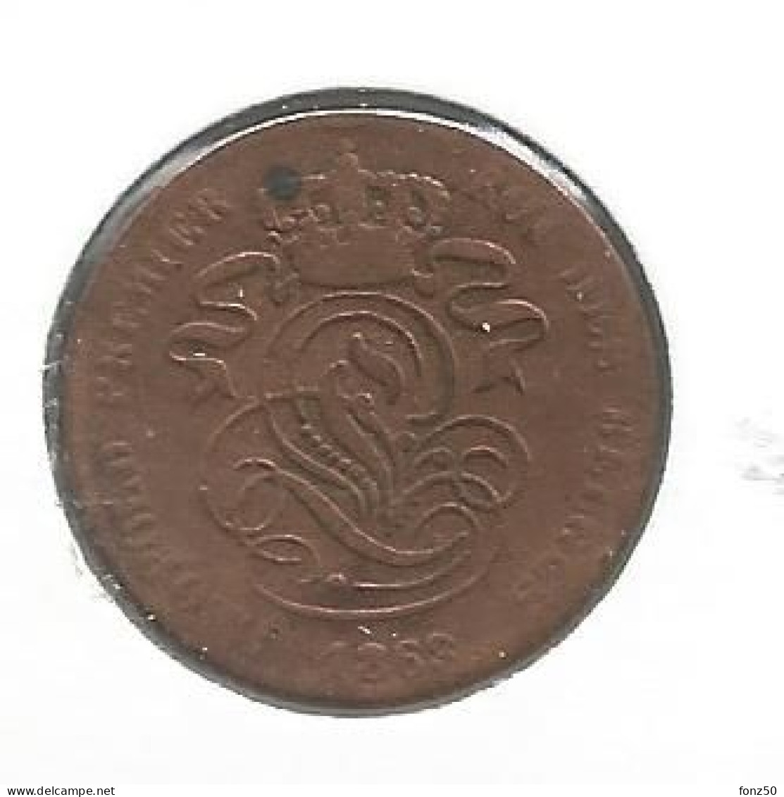 12901 * LEOPOLD I * 2 Cent 1863 * Fraai - 2 Cents