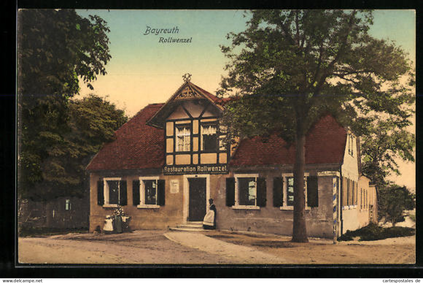 AK Bayreuth, Partie Am Gasthaus Rollwenzel  - Bayreuth