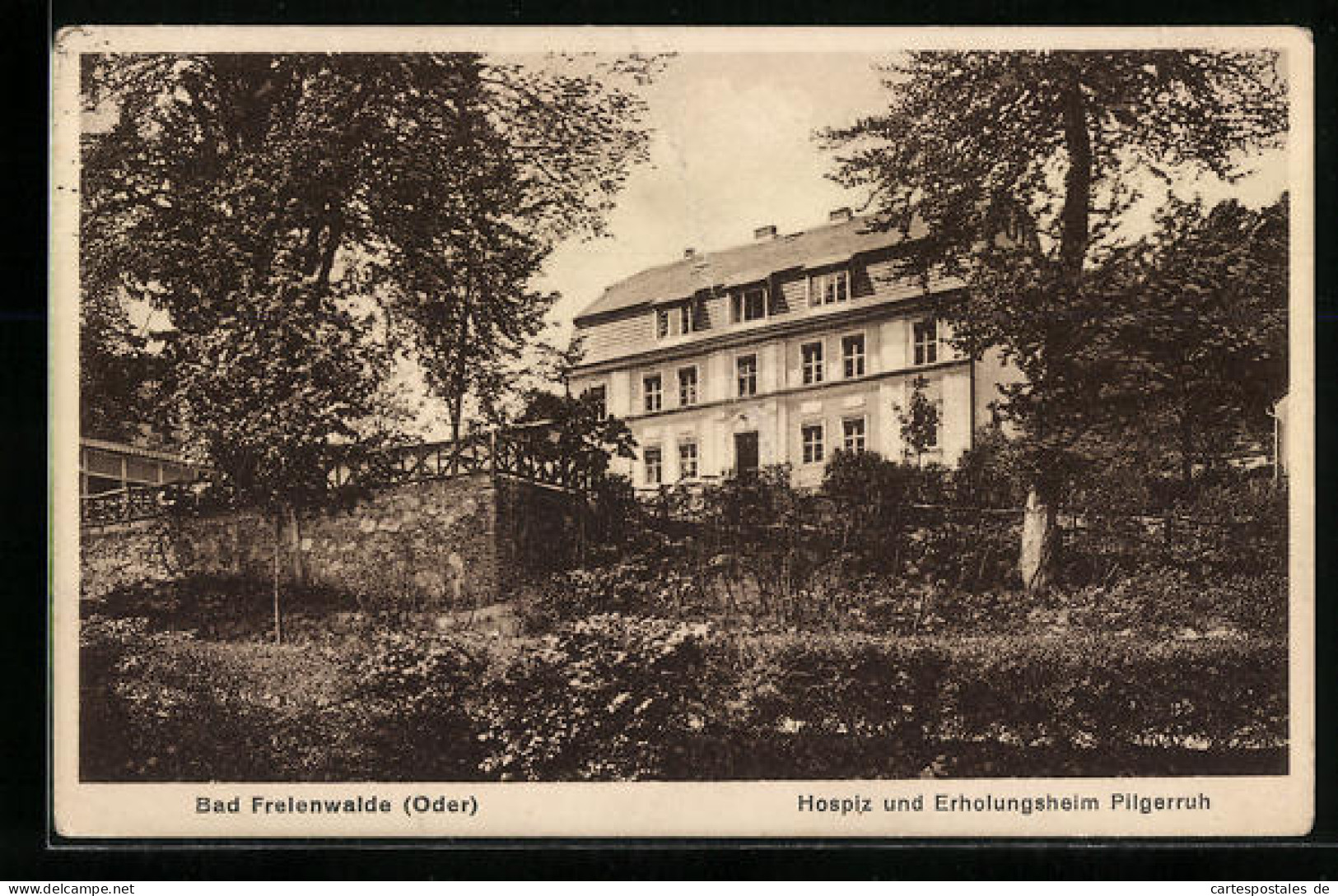 AK Bad Freienwalde A. Oder, Hospiz Und Erholungsheim Pilgerruh  - Bad Freienwalde