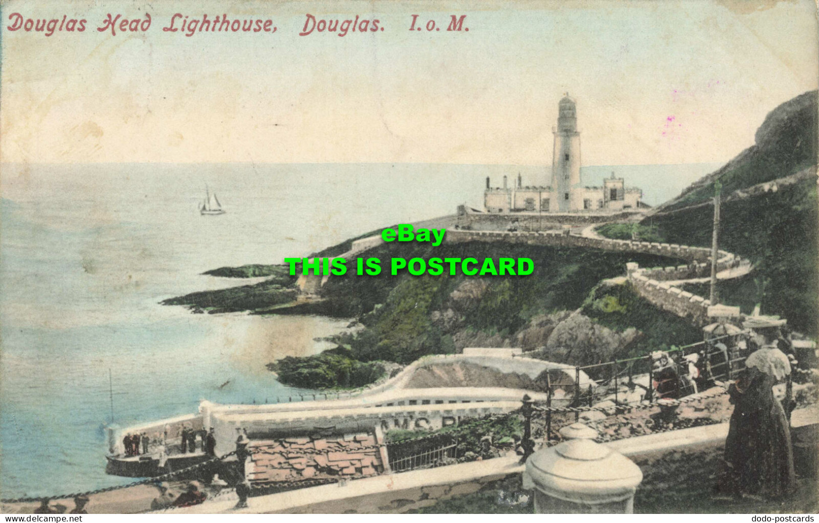 R568250 Douglas Head Lighthouse. Douglas. I. O. M. Baurs Series. Ouocunoue Jecer - World
