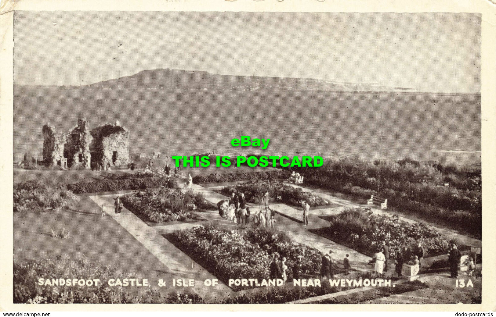 R567876 Sandsfoot Castle And Isle Of Portland Near Weymouth. 13A. 1952 - World