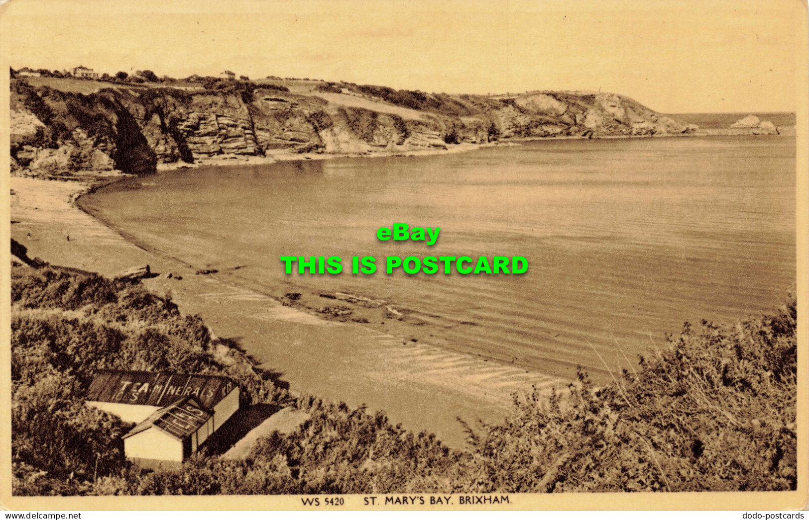 R567880 WS 5420. St. Marys Bay. Brixham. Wholesales Stationers. 1956 - World