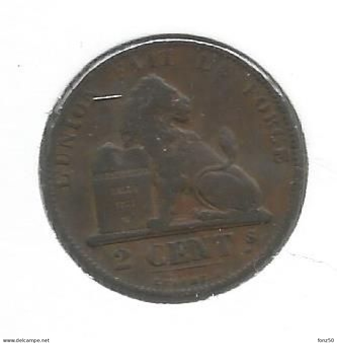 12904 * LEOPOLD I * 2 Cent 1864 * Z.Fraai - 2 Cent