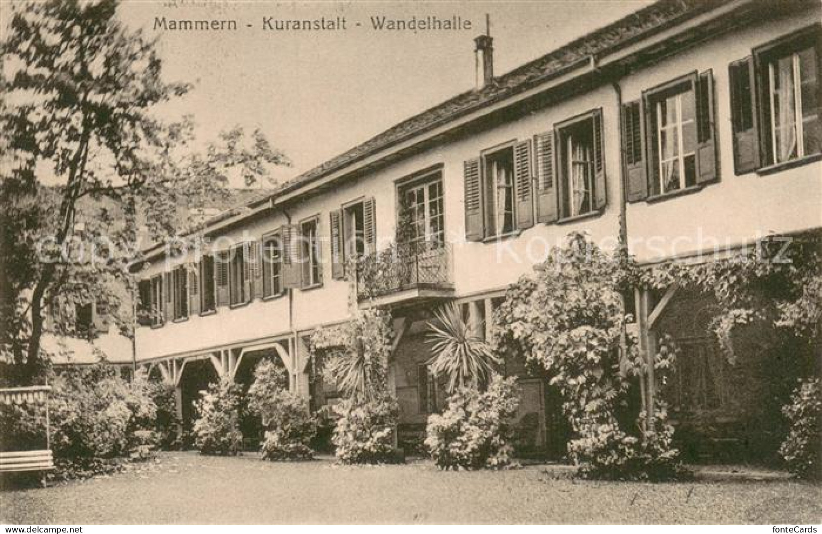 13750485 Mammern Kuranstalt Wandelhalle Mammern - Otros & Sin Clasificación