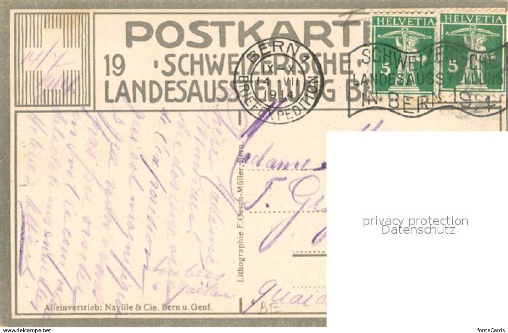 13747935 Bern BE Schweizerische Landesausstellung Bern 1914  Bern BE - Sonstige & Ohne Zuordnung