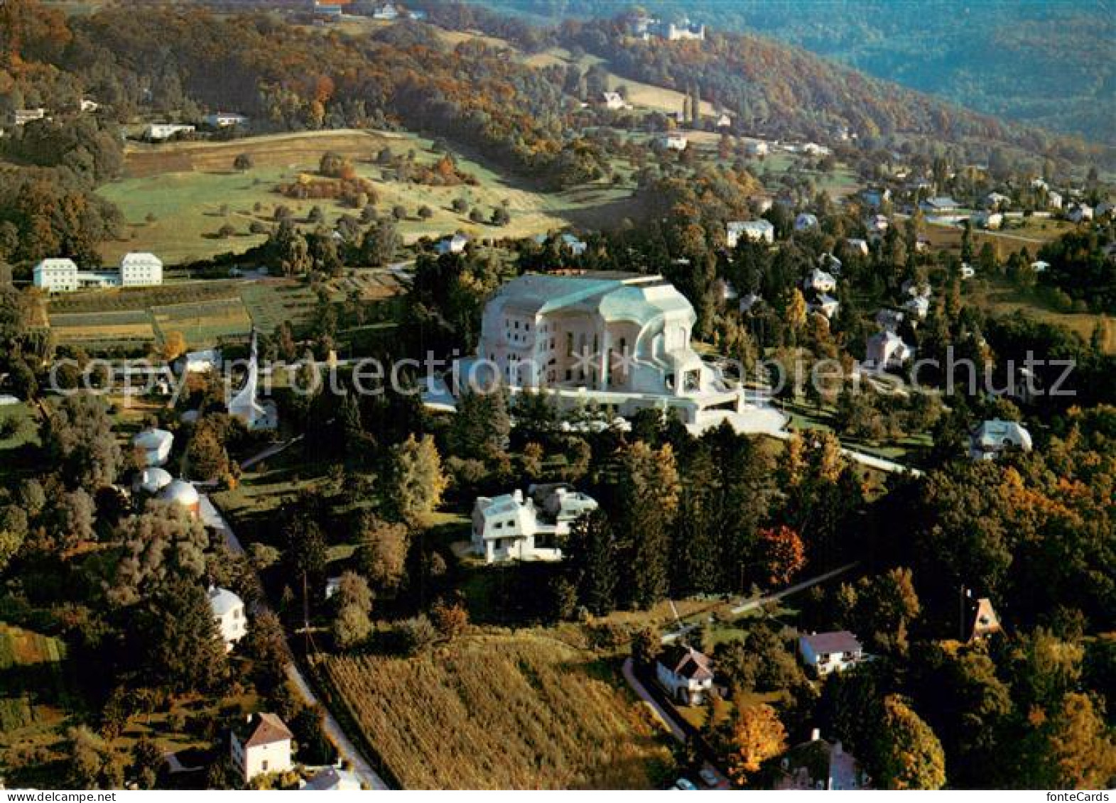 13745235 Dornach SO Fliegeraufnahme Goetheanum Freie Hochschule F. Geisteswissen - Sonstige & Ohne Zuordnung