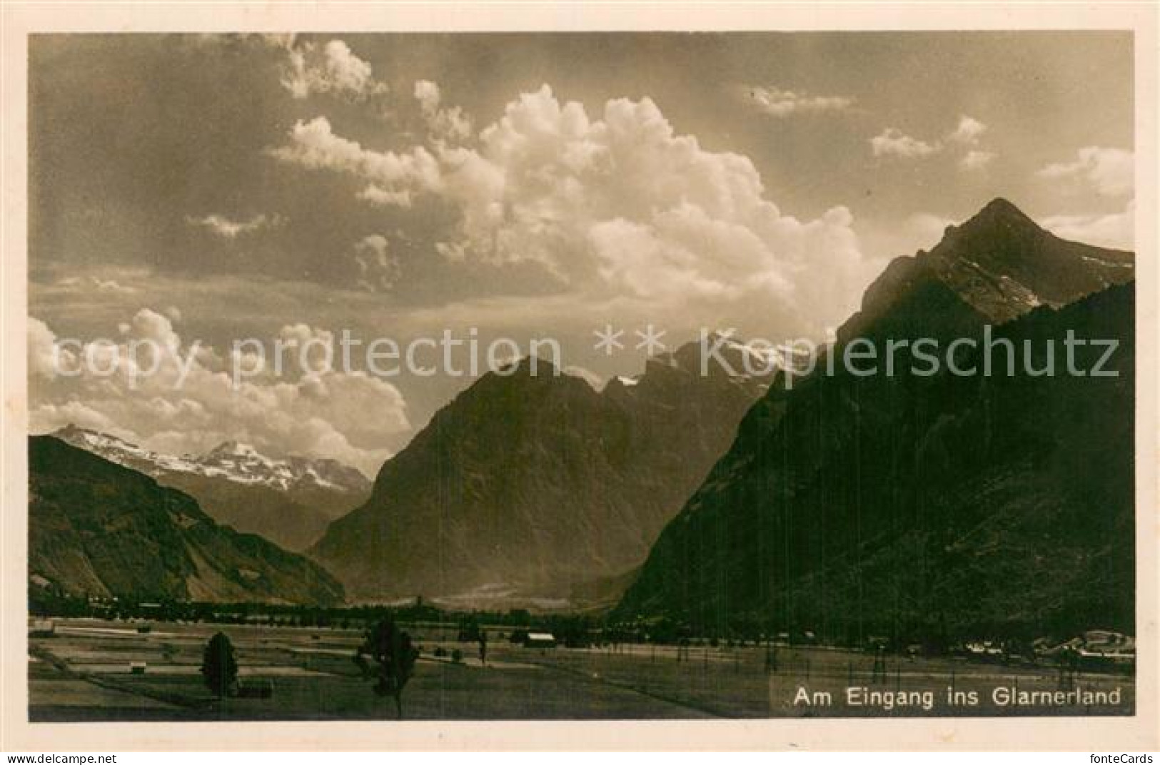 13738345 Glarus GL Am Eingang Ins Glarnerland Glarus GL - Other & Unclassified