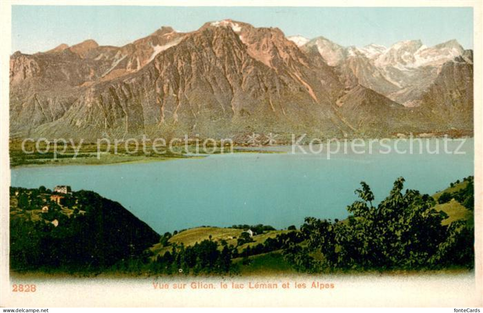 13738135 Glion Et Lac Leman Et Les Alpes Glion - Autres & Non Classés