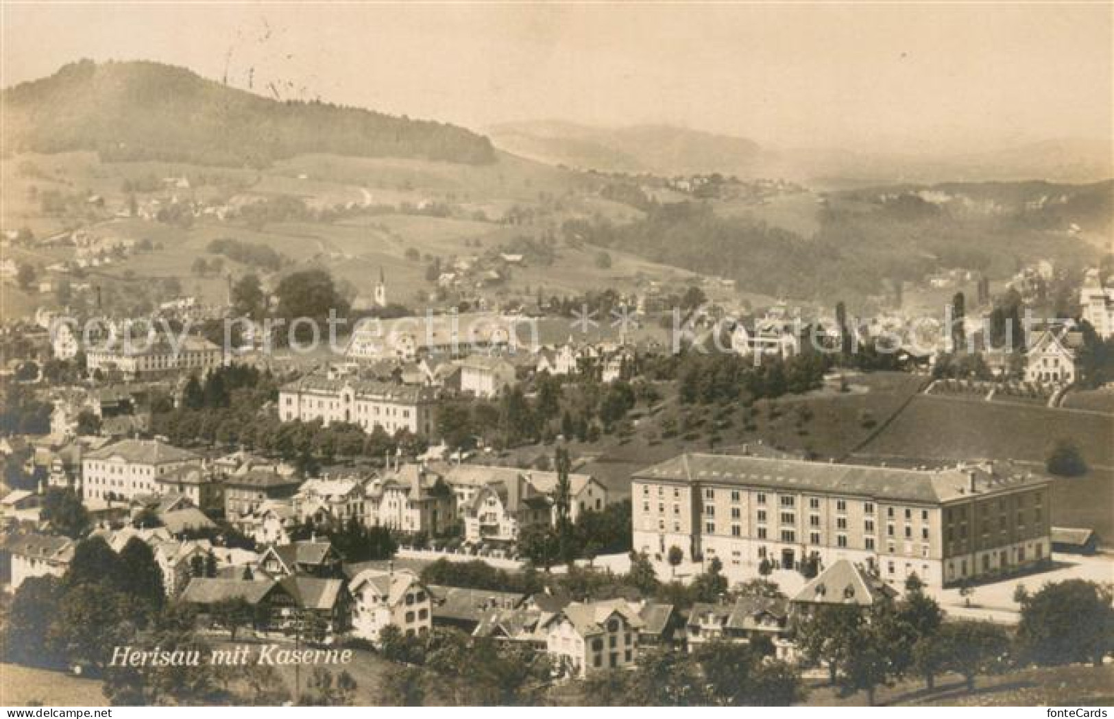 13736235 Herisau AR Panorama Mit Kaserne Herisau AR - Autres & Non Classés