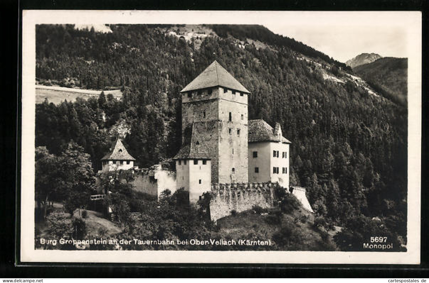 AK Ober-Vellach, Burg Groppenstein An Der Tauernbahn  - Autres & Non Classés